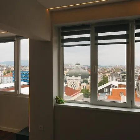Serdica Tower View Dt Parking Wi-fi Ac Szófia