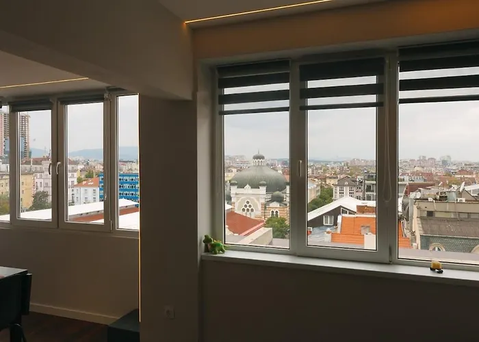 Serdica Tower View Dt Parking Wi-fi Ac סופיה